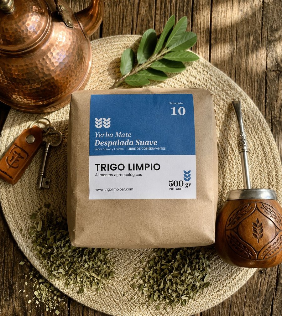 Bolsa de yerba mate Trigo Limpio, Selección 10: Despalada Suave
